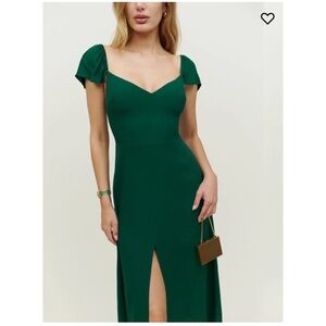Reformation Baxley dress - Size 4 in Emerald